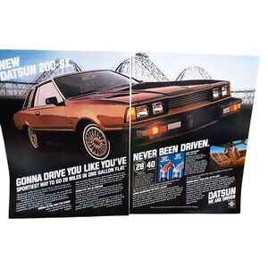 1979 1980 Datsun 200-SX Car Original Print Ad